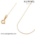 42963 -Xuping Simple style Gold Chain jwelleries necklace women